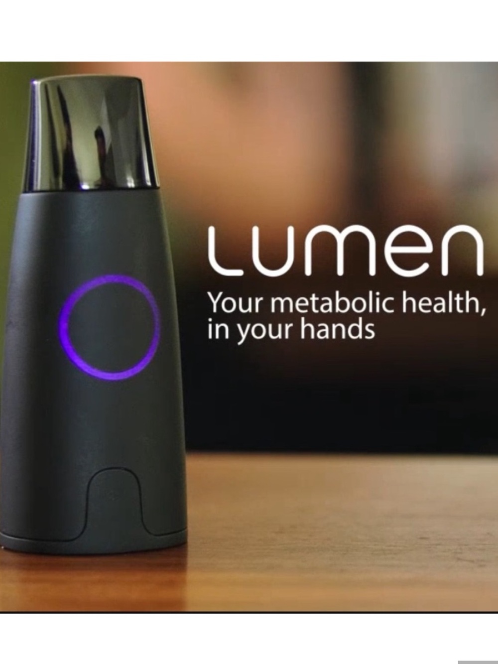 Lumens Breath Metabolic Tracker - Black with Purple Ring